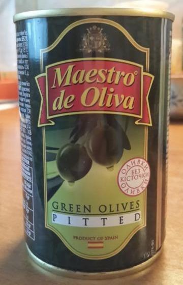 Фото - Оливки зеленые без косточки Maestro de Oliva