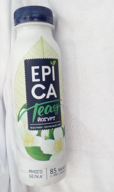 Фото - Питьевой йогурт Epica жасмин зеленый чай
