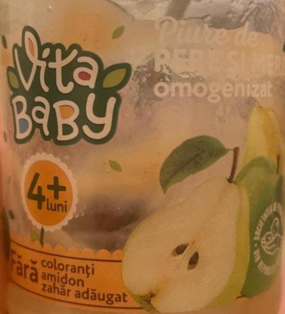 Фото - Детское питание груша яблоко Vita Baby