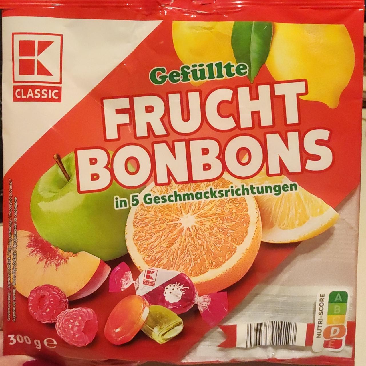 Фото - Конфеты фруктовые из фруктового сока Gefullte Frucht Bonbons K-Classic
