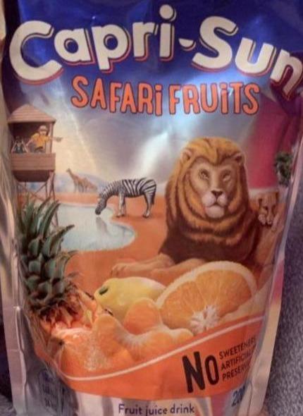 Фото - Напиток безалкогольный негазированный сокосодержащий Safari Fruits Capri-Sun