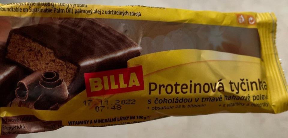 Фото - Proteinová tyčinka čokoládová Billa