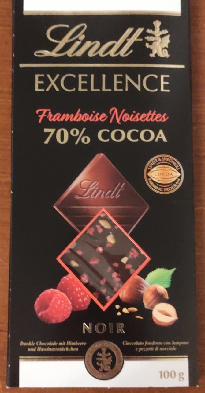 Фото - Шоколад Excellence Framboise Noisettes 70% Cacao Lindt