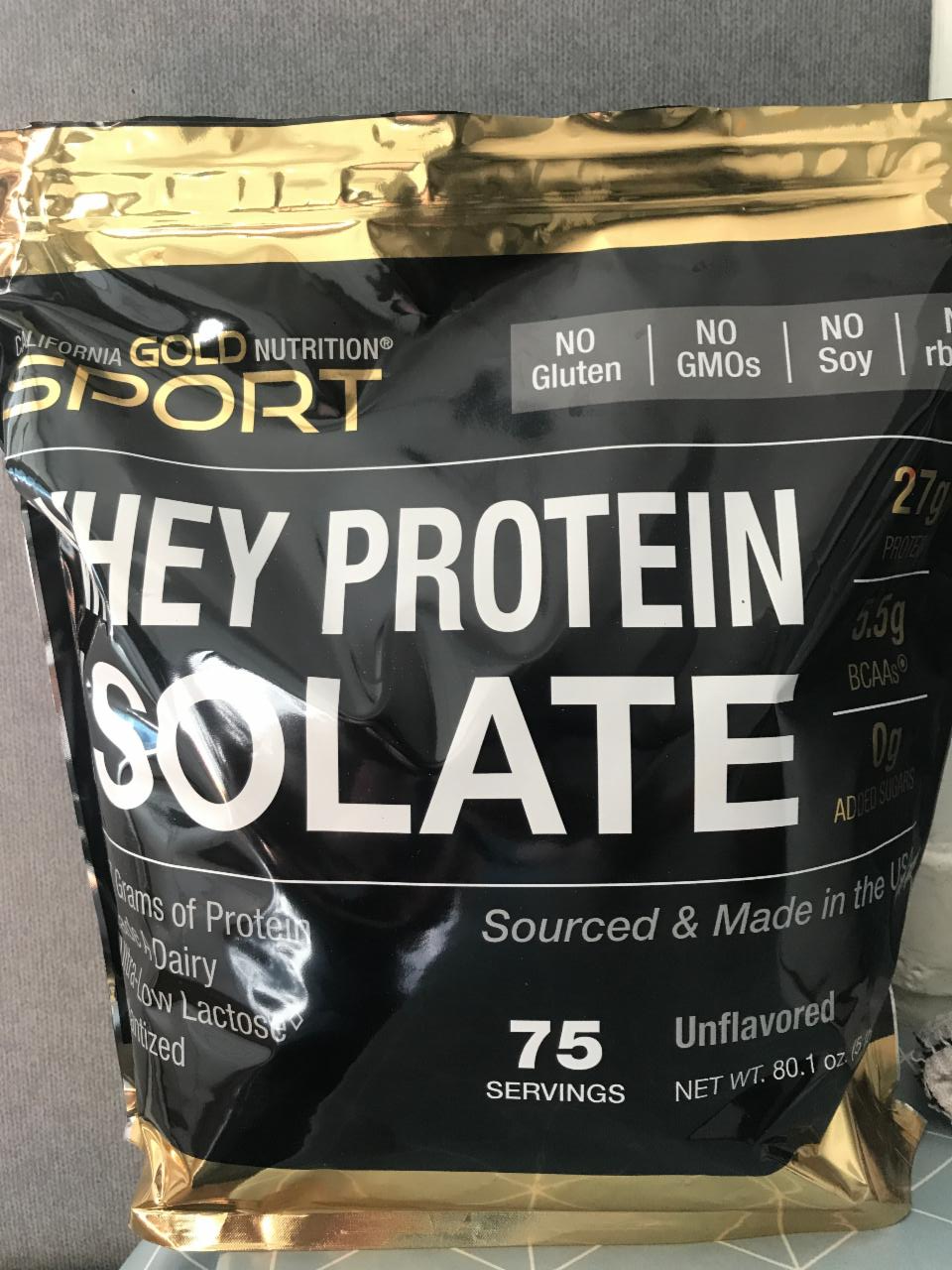 Фото - Изолят сывороточного протеина Whey Iso California Gold Nutrition