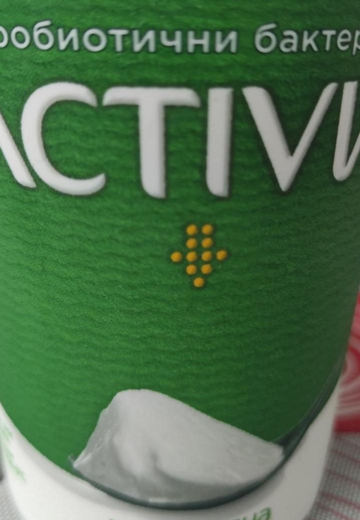 Фото - йогурт белый без добавок Activia