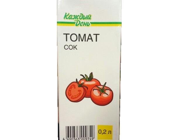 Фото - сок томатный Каждый День
