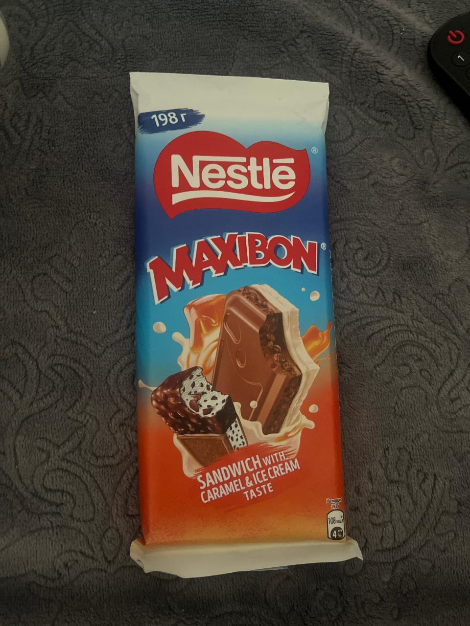 Фото - Шоколад Maxibon сэндвич Карамель-мороженое Nestle