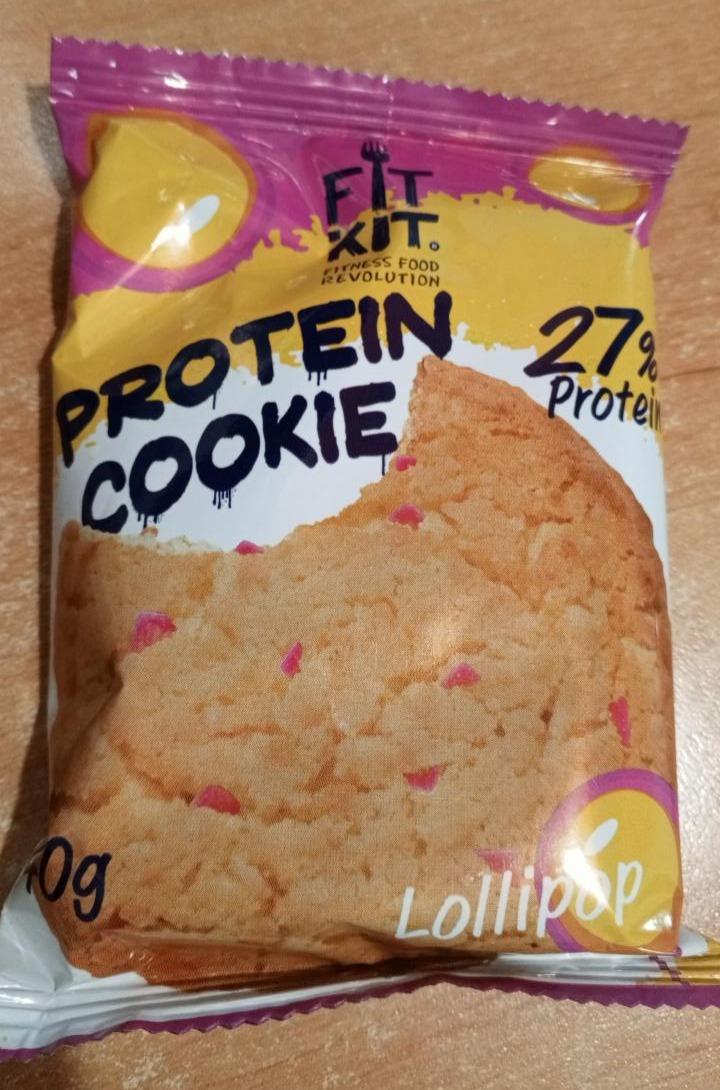 Фото - протеиновое печенье леденец LolliPop Protein Cookie Fit Kit