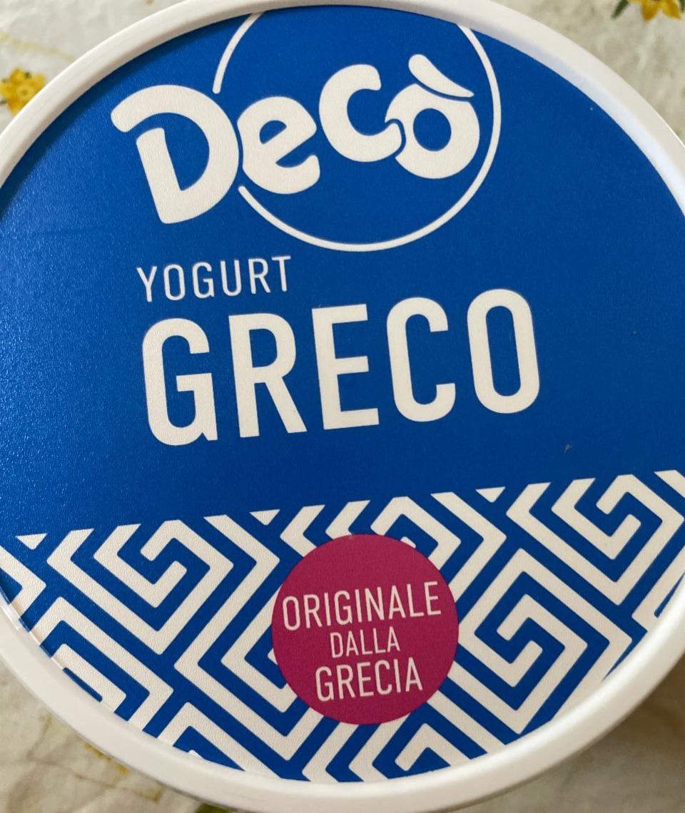 Фото - Йогурт греческий белый Deco Greco