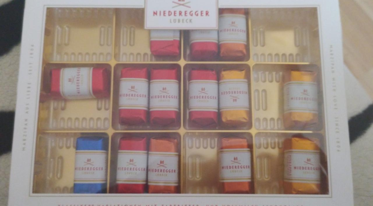 Фото - Конфеты шоколадные с марципановой начинкой Niederegger