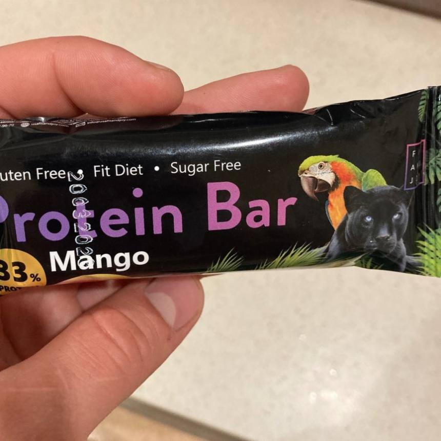 Фото - Батончик Protein bar mango 33% Fit And Joy