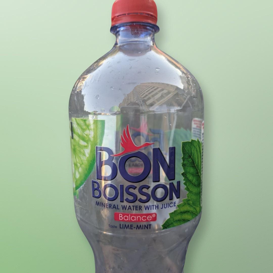 Фото - Напиток Вода БонБуассон со вкусом Лайм-Мята с подсластителями Bon boisson