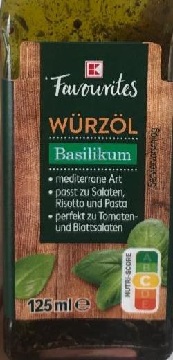 Фото - Масло оливковое с базиликом Favourites Basilikum K-Classic