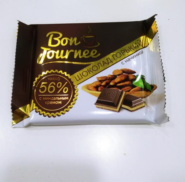 Фото - Шоколад горький с миндальной начинкой 'Bon Journee'