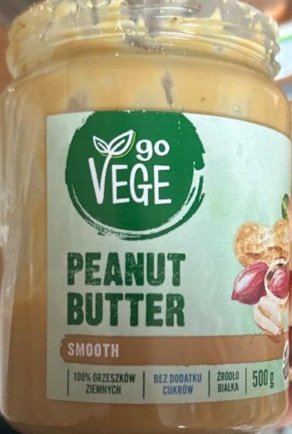 Фото - Арахисовая паста Peanut butter smooth Go Vege