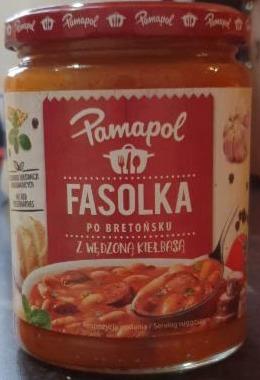 Фото - консервированная фасоль по-британски с колбасками Fasolka Pamapol