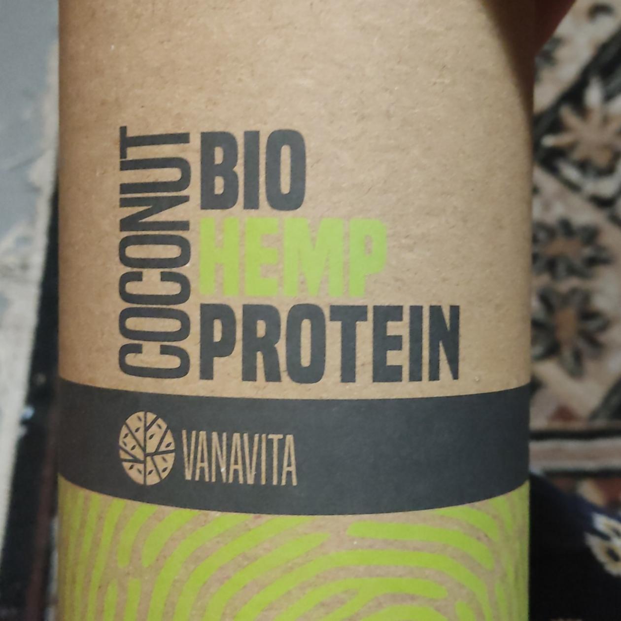 Фото - Bio hemp protein coconut Vanavita