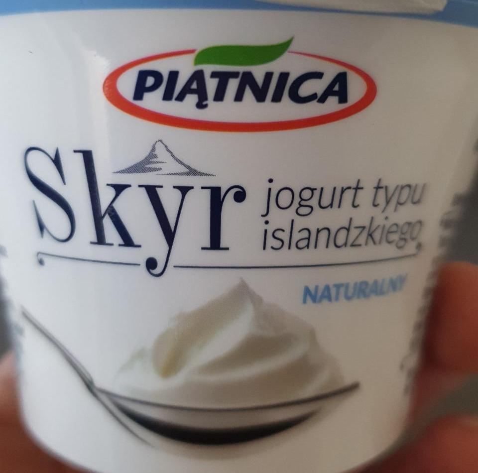 Фото - йогурт натуральный исландский skyr Piątnica