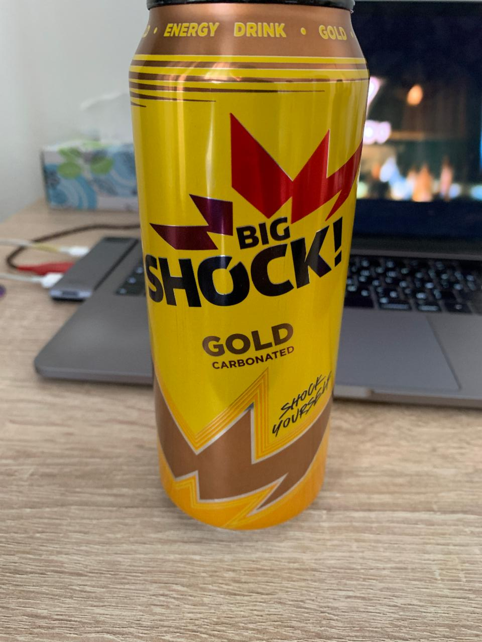 Фото - энергетический напиток gold Big shock!