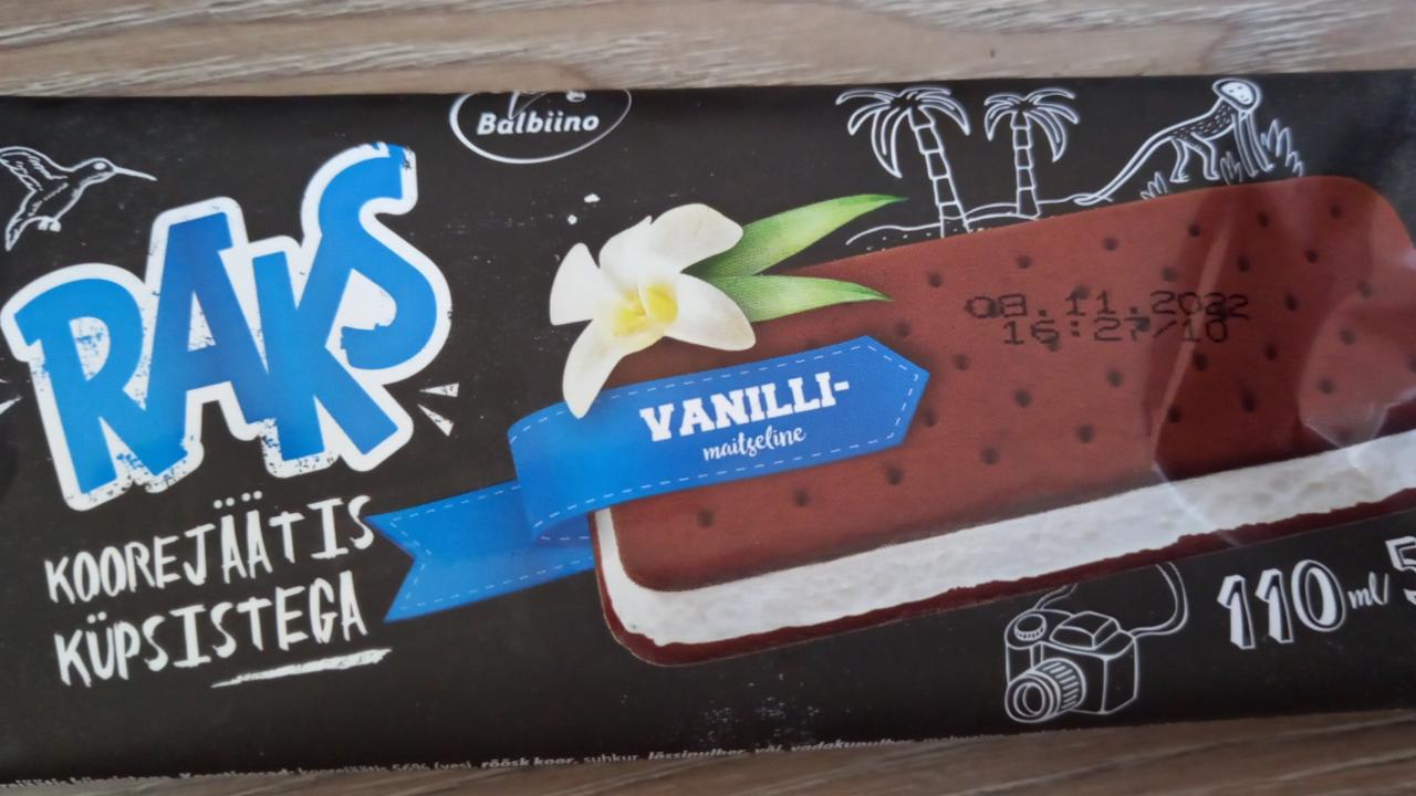 Фото - Vanilla ice cream with cookies Raks Balbiino