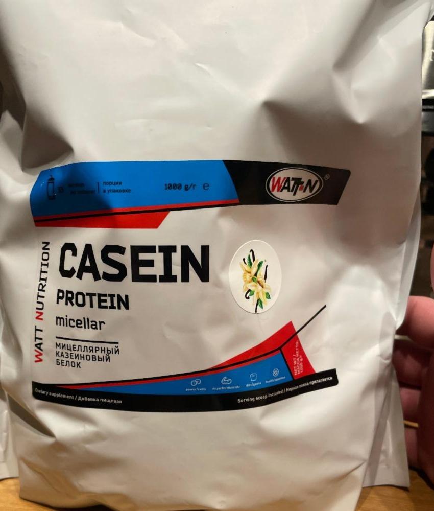 Фото - протеин с казеином casein protein micelles Watt nutrition