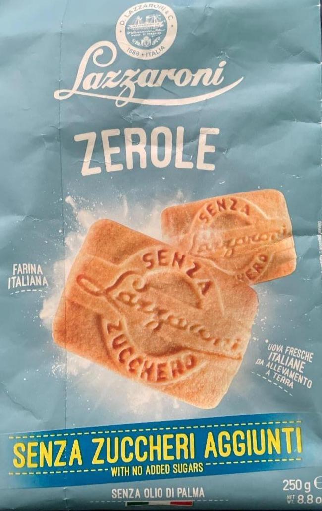 Фото - Печенье Zerole Biscotti без сахара Lazzaroni