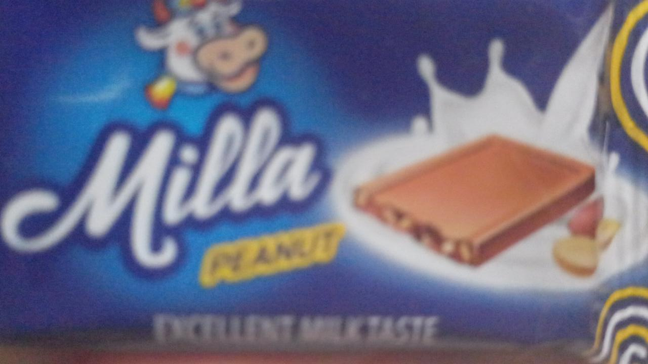 Фото - молочный шоколад с арахисом Milla