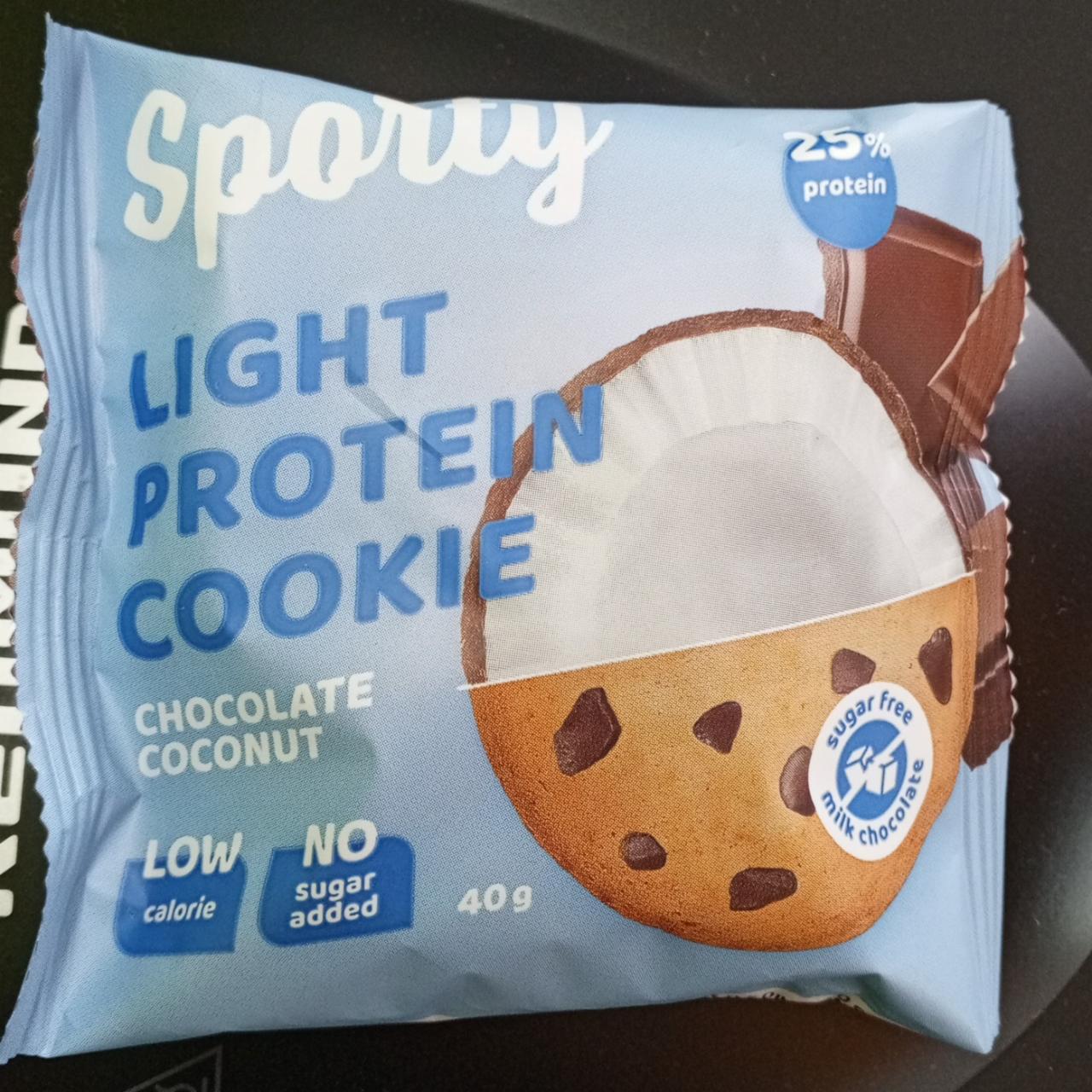 Фото - Печенье шоколад-кокос Light Protein Cookie Sporty