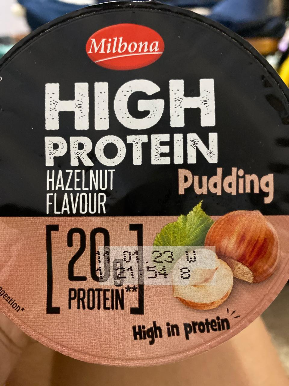 Фото - Пуддинг протниновый со вкусом фундука High Protein Pudding Hazelnut flavour Milbona