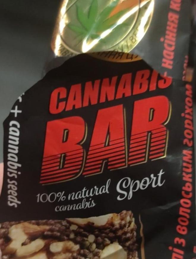 Фото - Батончик-мюсли с орехами+семена каннабиса Cannabis Bar