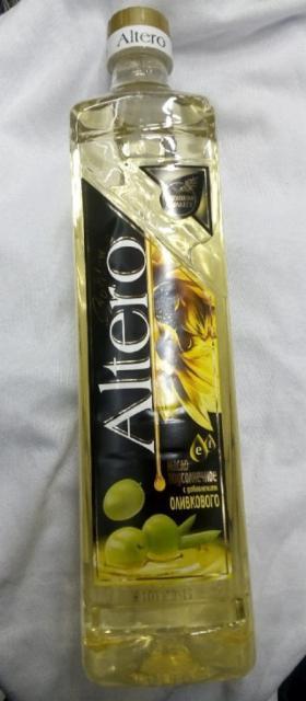 Фото - масло 'Altero' с добавлением оливкового