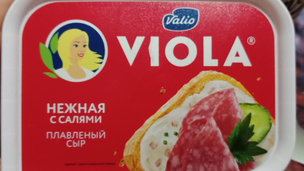 Фото - плавленый сыр нежная с салями Viola