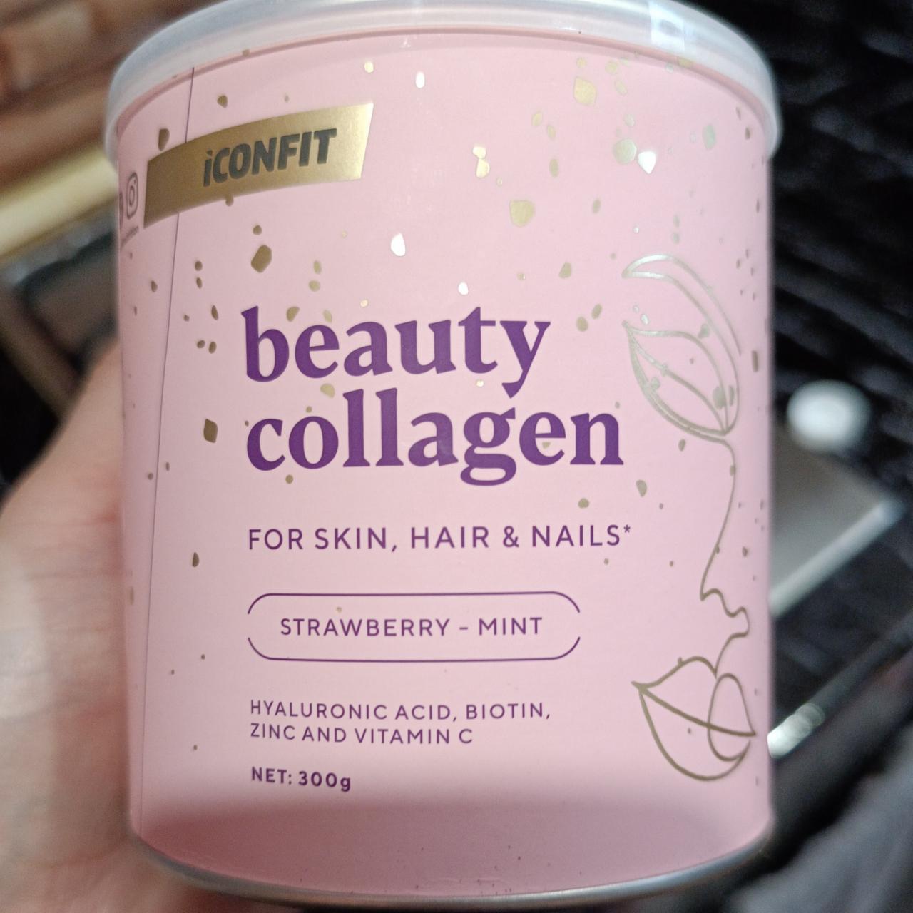 Фото - Коллаген прошок вкус клубника-мята beauty collagen iconfit