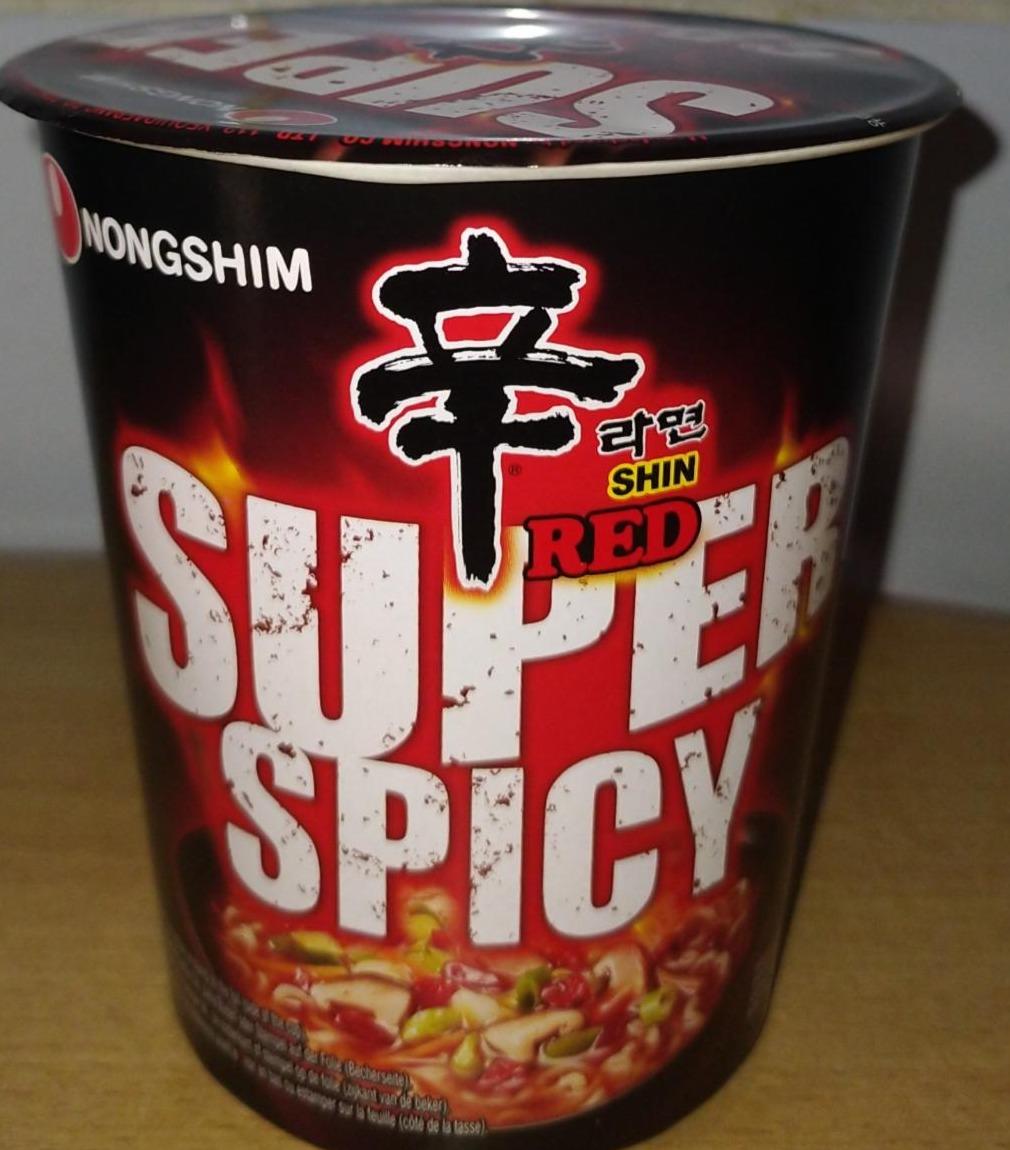 Фото - Лапша быстрого приготовления Шин Рэд Супер острая Super Spicy Red Shin Nongshim
