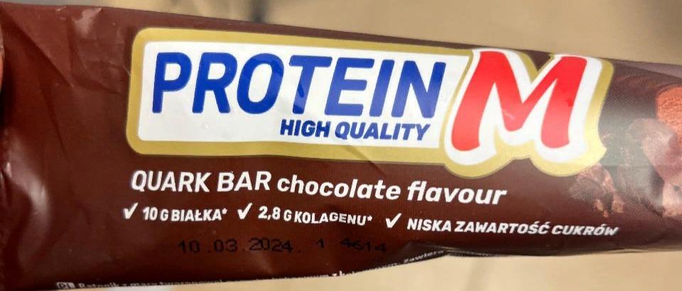 Фото - Batonik z masy twarogowej o smaku kakaowym Protein High Quality M