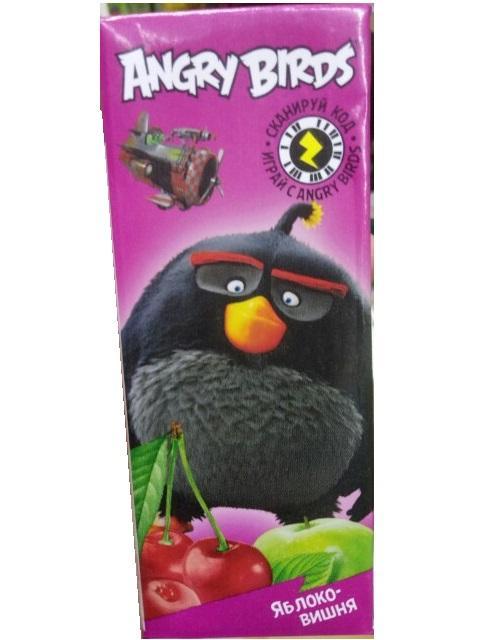 Фото - Нектар Angry Birds Яблоко-Вишня