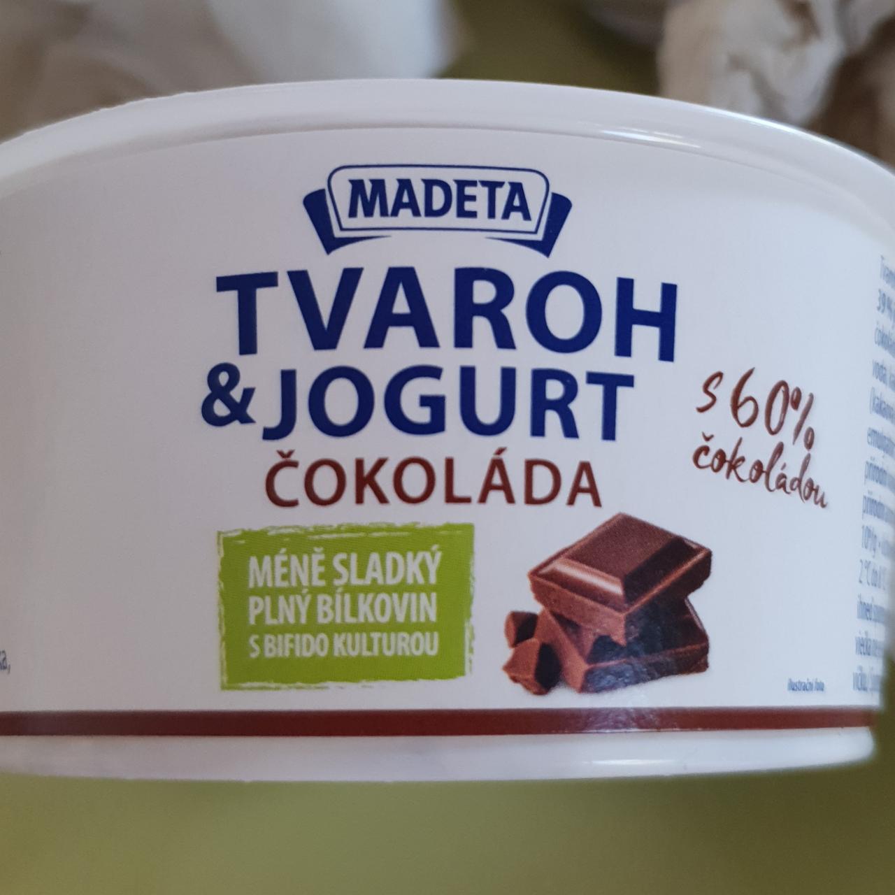 Фото - творог с йогуртом со вкусом шоколада jihočesky tvaroh Madeta