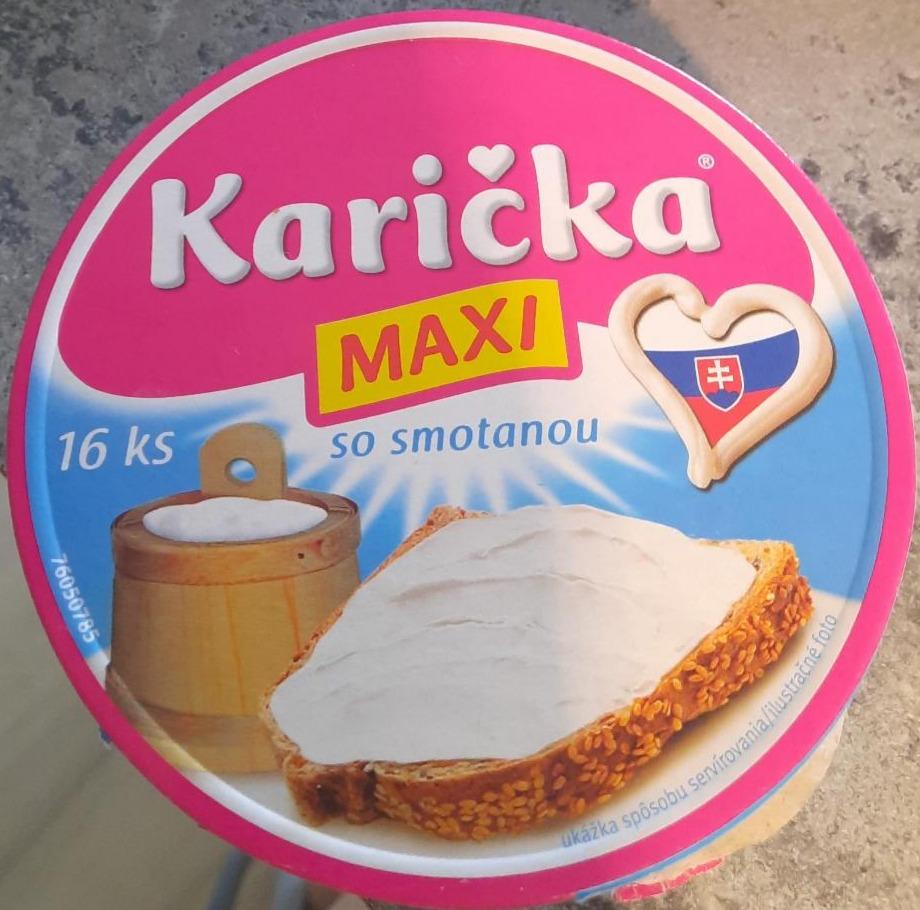 Фото - Сыр плавденый so smotanou Maxi Karička