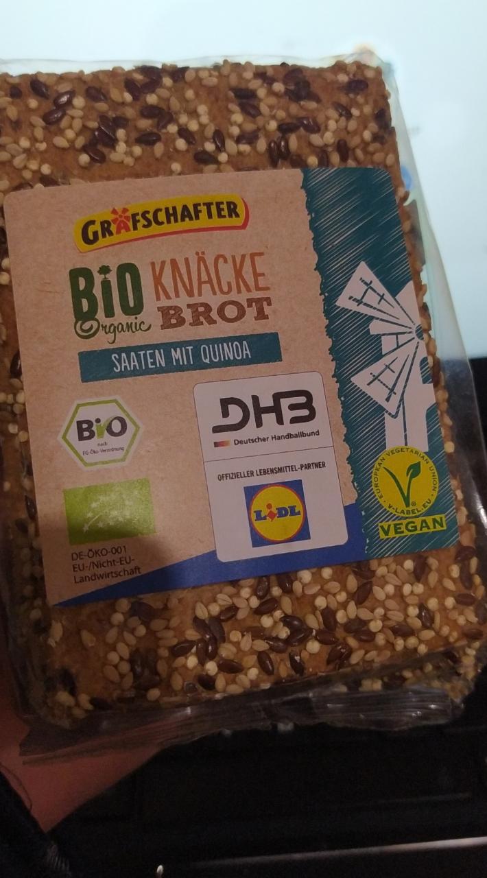 Фото - Хлеб органический с семенами киноа knacke brot Grafschafter