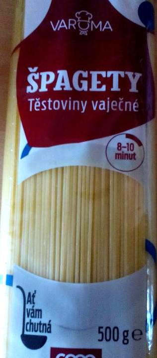 Фото - Varona špagety těstoviny vaječné Coop