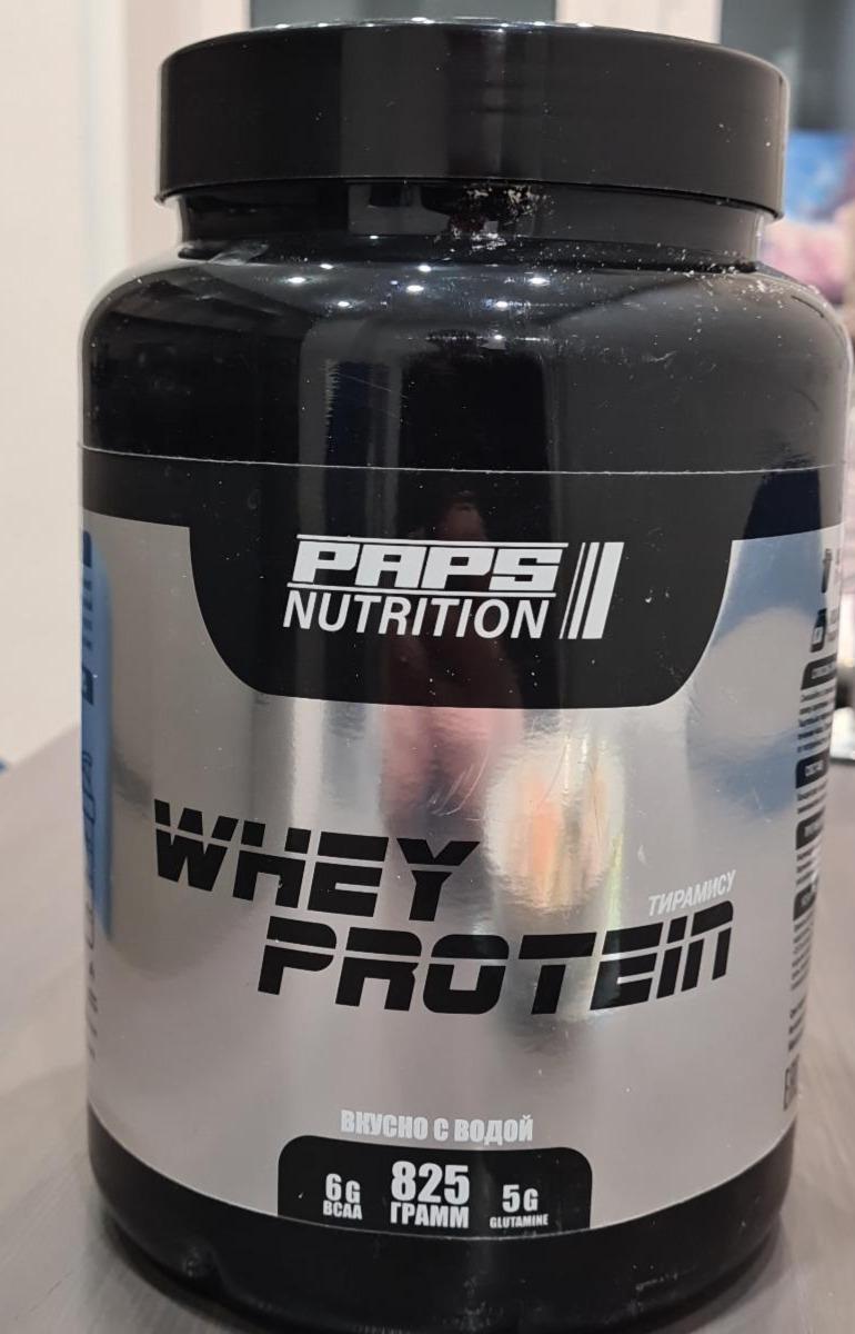Фото - Whey protein Paps nutrition