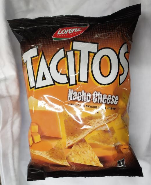 Фото - Tacitos Lorenz nacho chees кукурузные чипсы со вкусом сыра