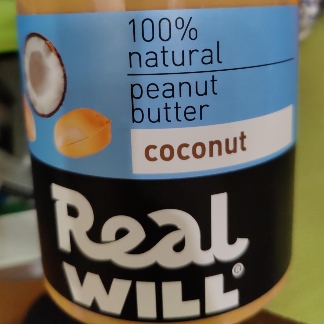 Фото - арахисовая паста с кокосом Real Will