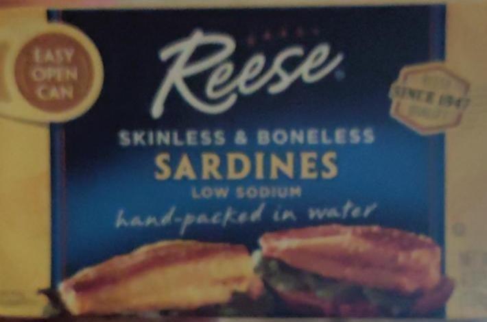 Фото - Sardines Филе сардины в собственном соку Reese