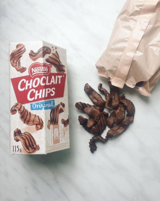 Фото - Nestle choclait chips чипсы шоколадные