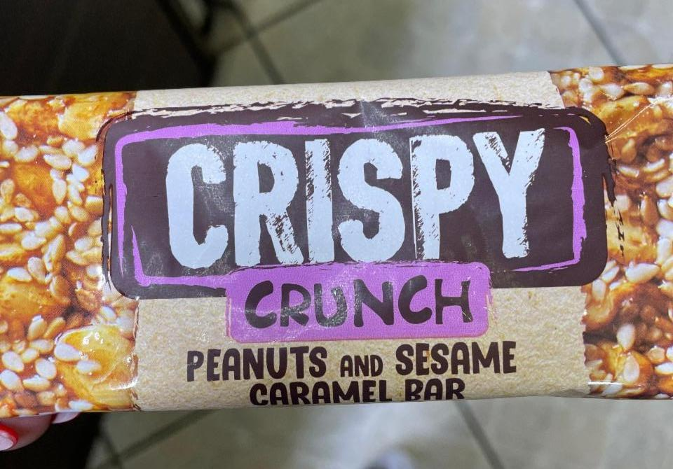 Фото - Батончик карамельный арахис с кунжутом Crispy Crunch