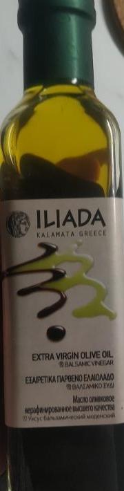 Фото - оливковое масло нерафинированное с бальзамическим уксусом Iliada