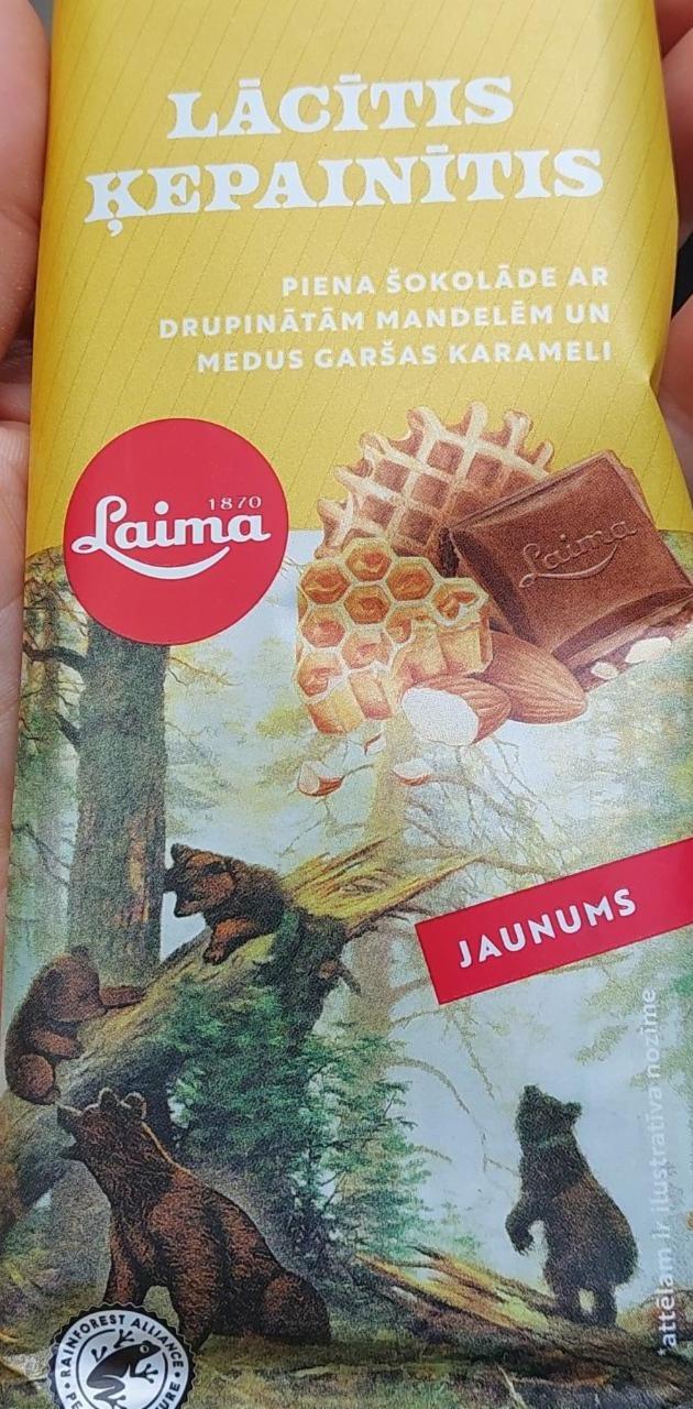 Фото - шоколад с вафлей, медом и миндалем Lācītis ķepainītis Laima