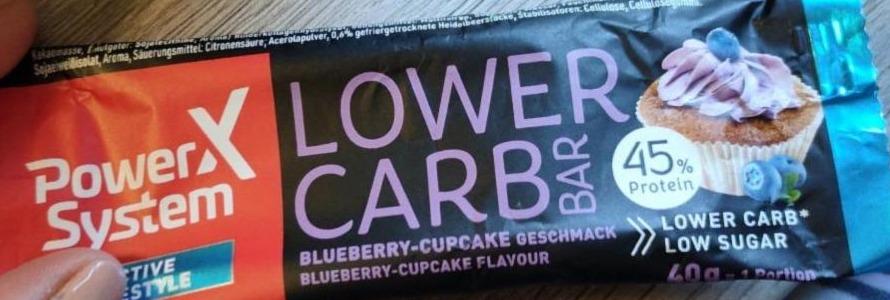 Фото - Lower Carb Bar Blueberry-Cupcake flavour Power System