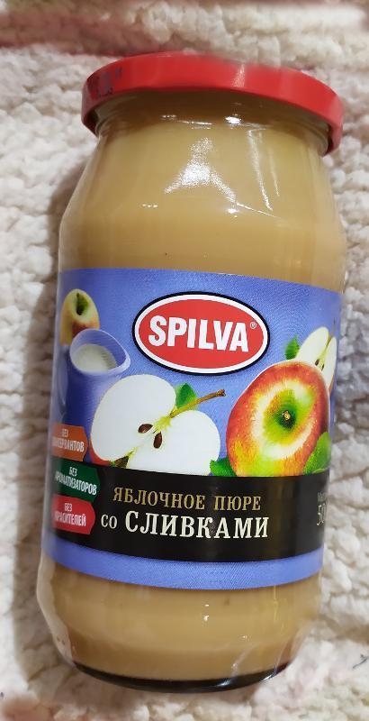 Фото - Spilva пюре яблочное пюре со сливками